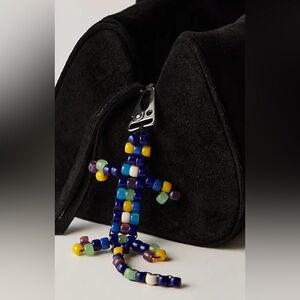 NWT Free People Beaded Lizard 🦎 Bag Charm in Multicolor New Accessories